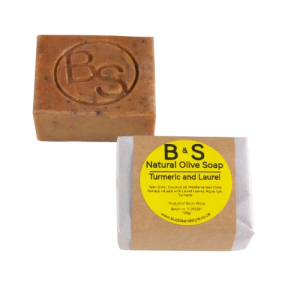 Turmeric soap with added Laurel