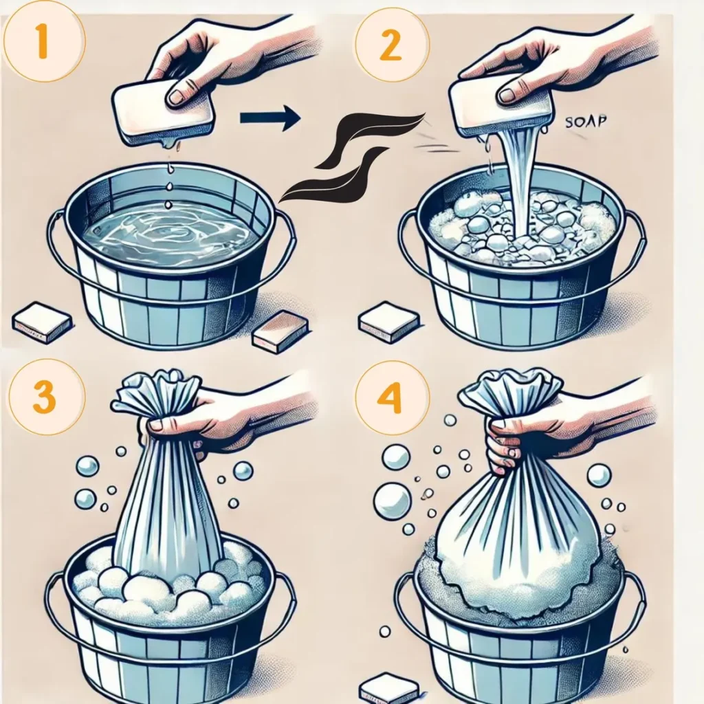 How to use a foam bag,