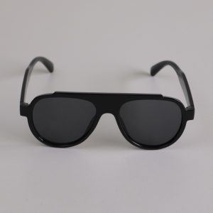 Fashion Black Aviator-Style Sunglasses
